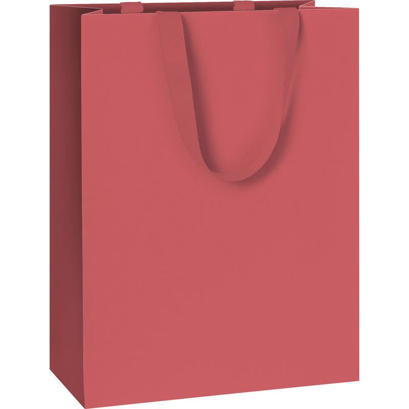 Stewo Geschenktüte Uni Pure, bordeaux, 23 x 13 x 30 cm, 1 Stück