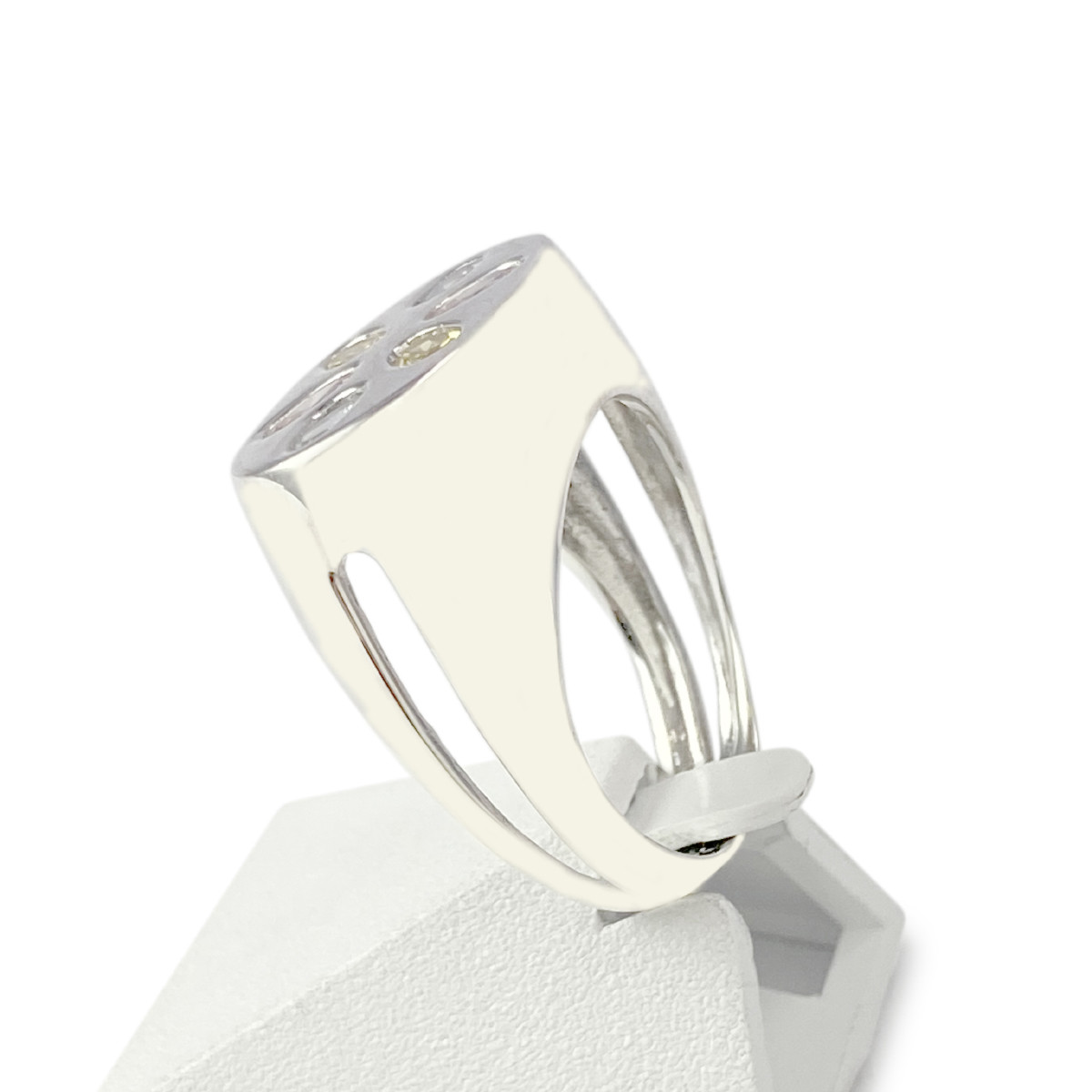 Bague d'occasion argent 925 zirconias