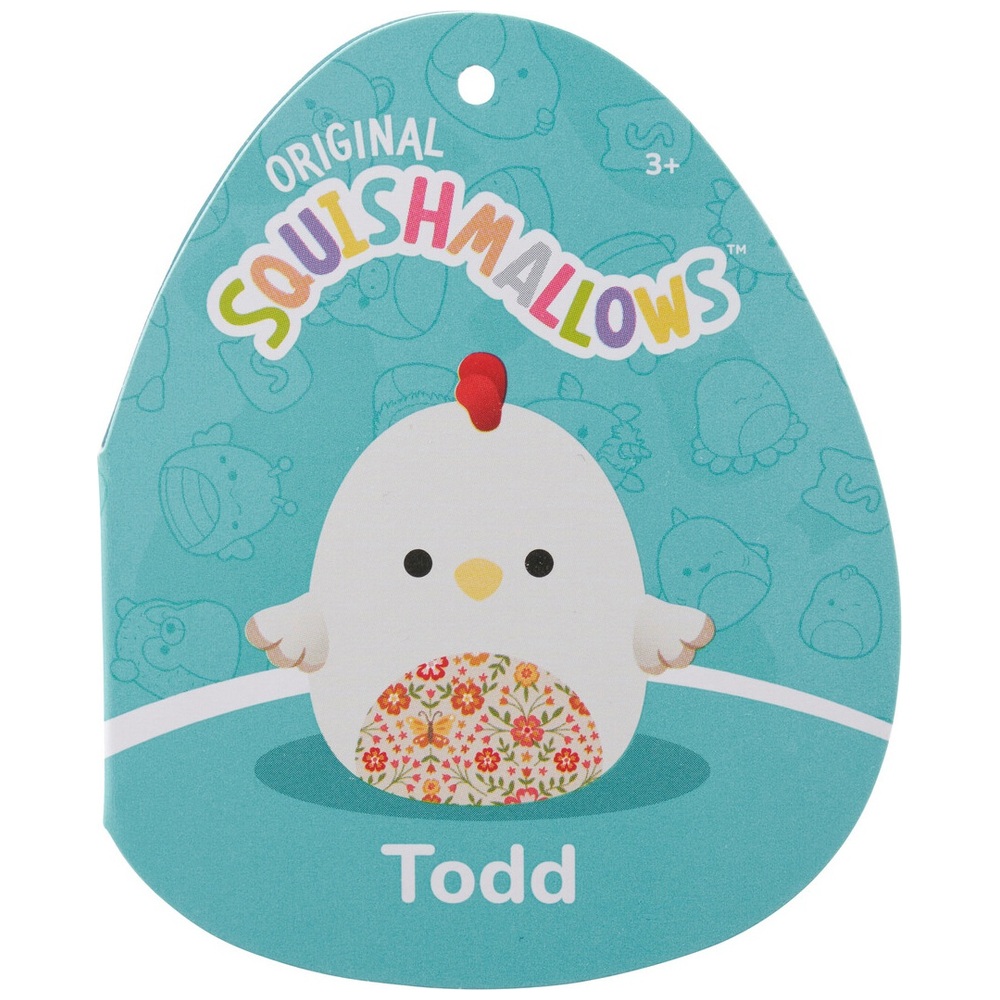 Original Squishmallows 30cm Todd der Blumenhahn Plüschtier