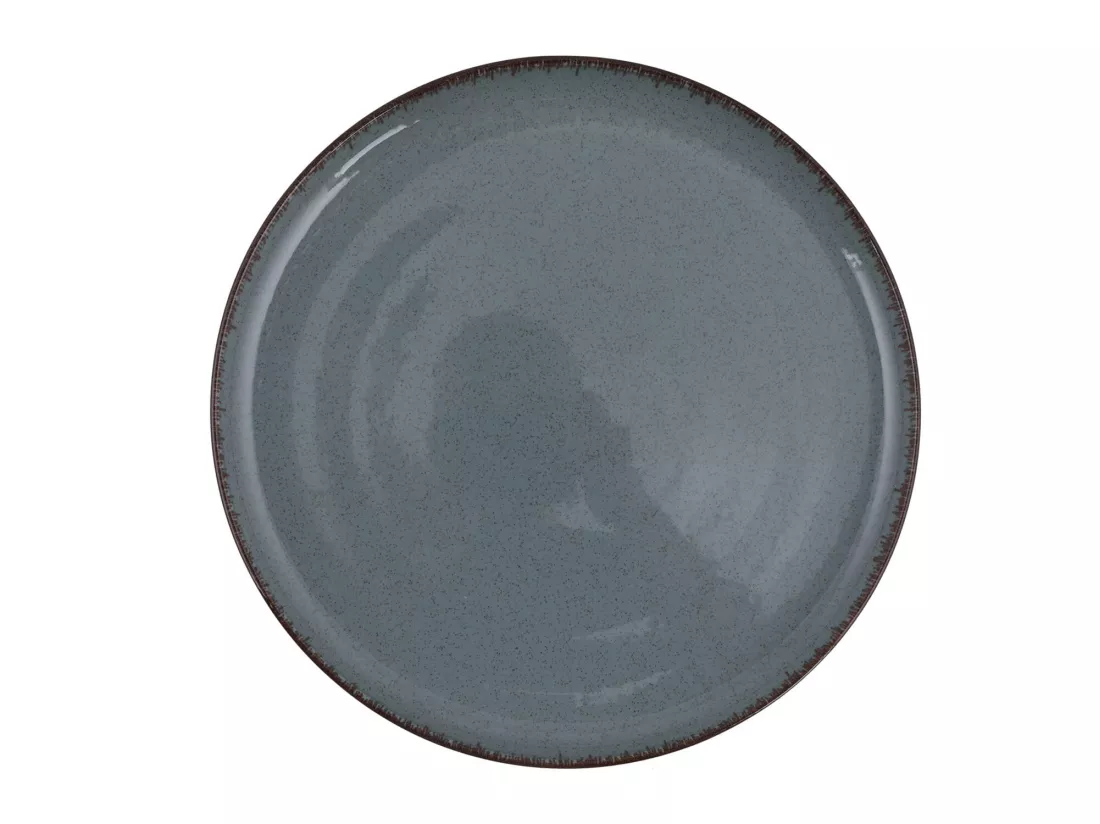 Service vaisselle en porcelaine 18 pièces - Bleu - SANCHA