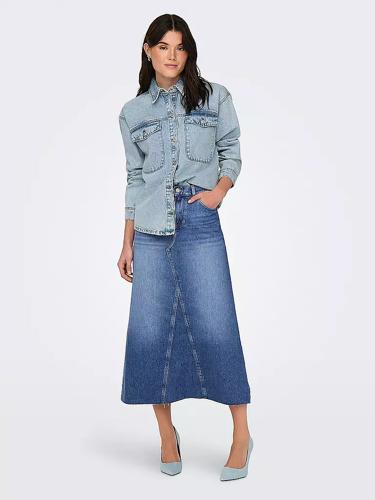 ONLY Jeansbluse ONLMERCURY hellblau