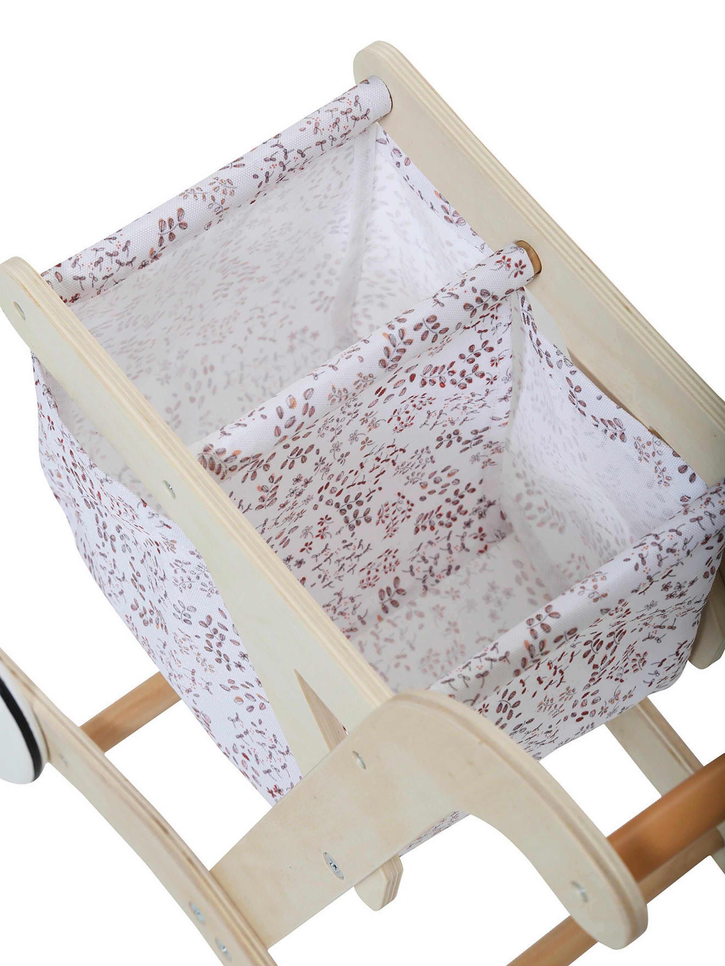 Vertbaudet Kinder Einkaufswagen, Stoff/Holz FSC®