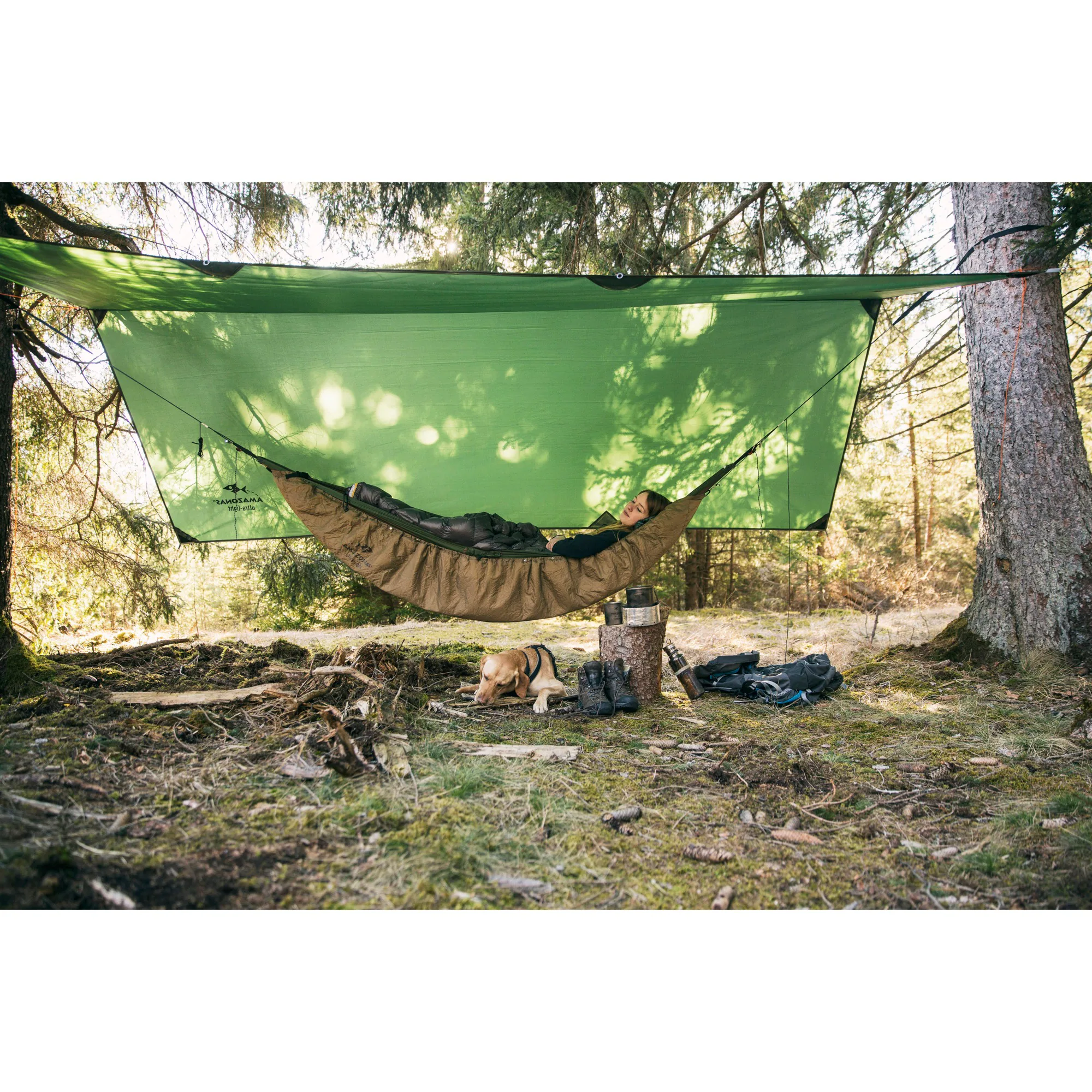 Amazonas Hängematte Underquilt-Poncho