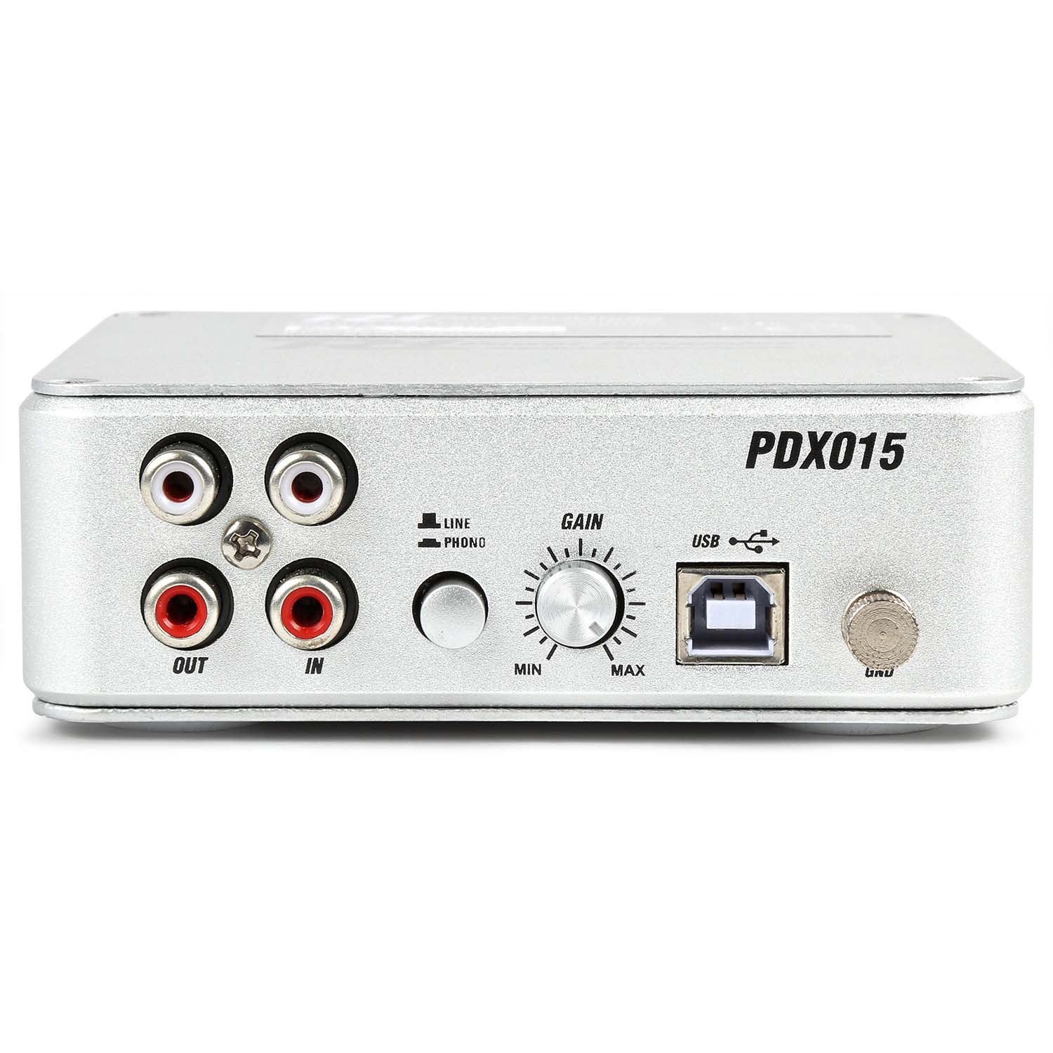 Power Dynamics PDX015 phono/line voorversterker met USB