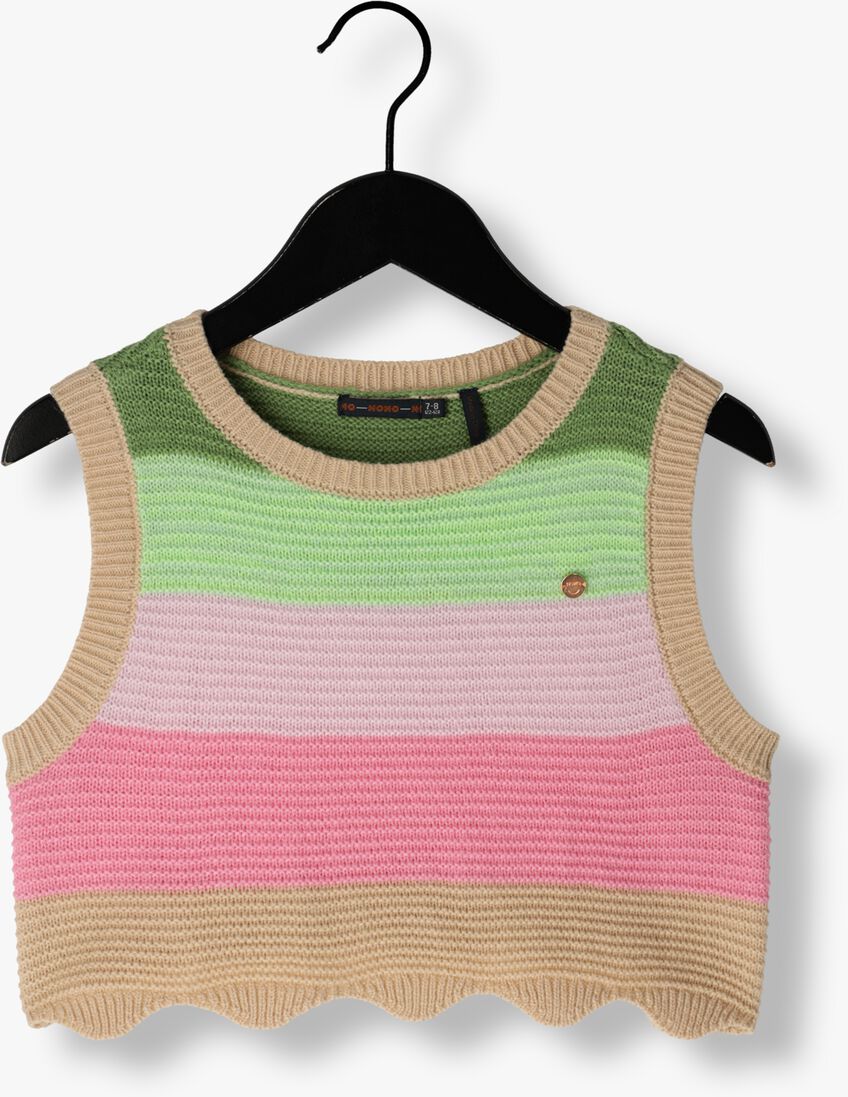 NONO zand nono spencer kosmic cropped ajour knitted spencer