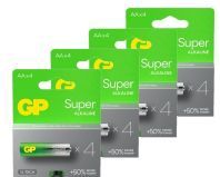 GP Super G-Tech AA / MN1500 / LR06 Alkaline Batterij 16 stuks