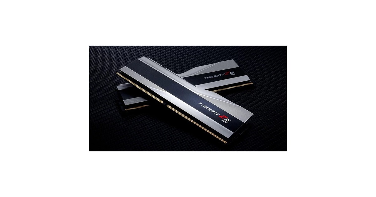 G.Skill32 GB DDR5-6800 Kit werkgeheugen  (Zilver, F5-6800J3445G16GX2-T, Trident Z5 RGB, XMP)