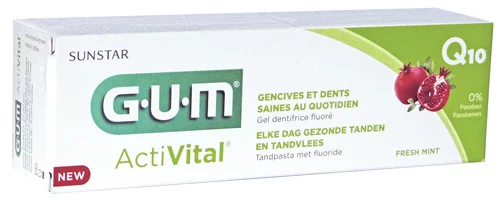 Gel dentifrice GUM ActiVital - 75ml