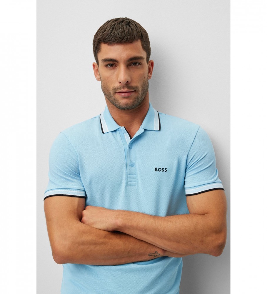BOSS Polo Paddy Azul Claro