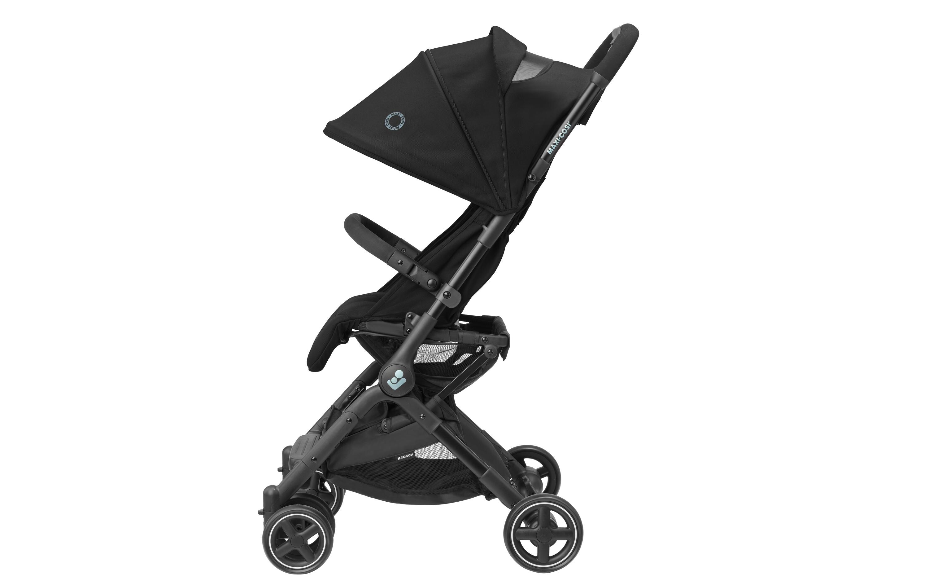 Buggy Lara2 Schwarz<br>Kinderwagen für enge Räume und grosse Abenteuer