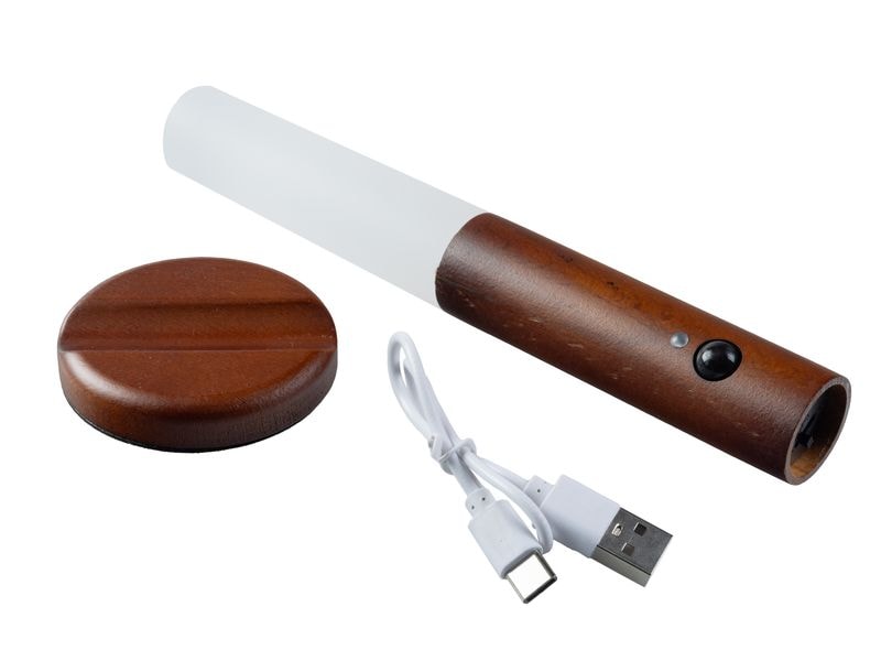 FTM Wandleuchte mit Lichtsensor, Dunkelbraun, 2 Stk. Aussenwandleuchte