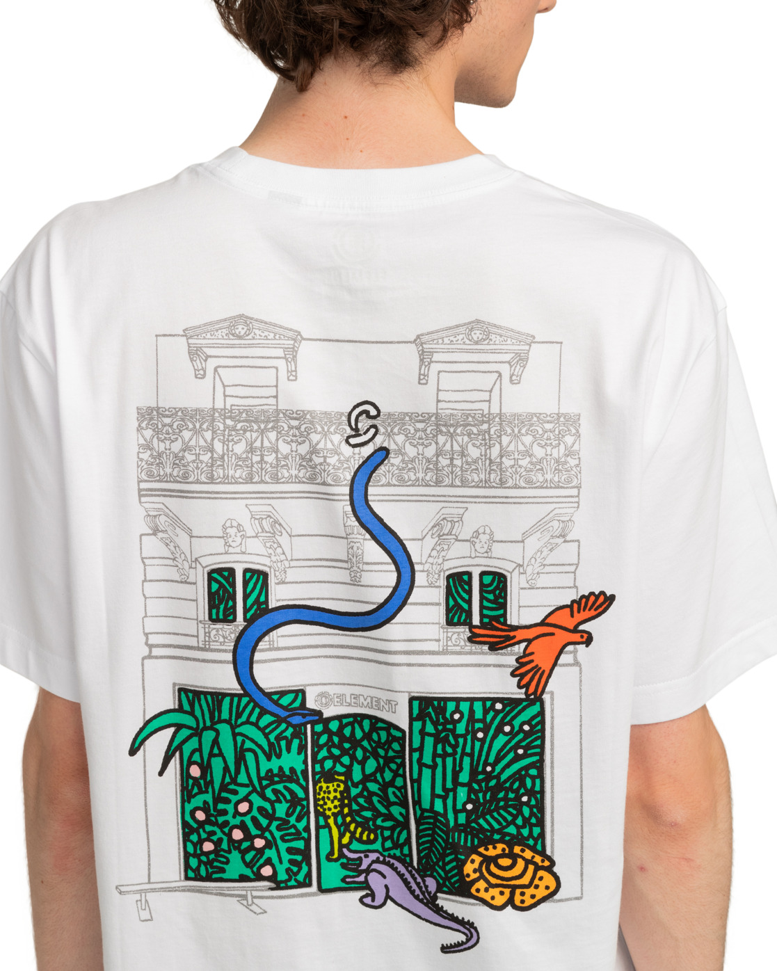 Element Jungle Shop SS Optic White