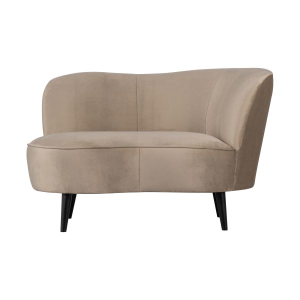 Woood Sara Fauteuil – Fluweel – Khaki