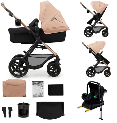 Kinderkraft MOOV 2 4-in-1 Duovogn, Sand Beige