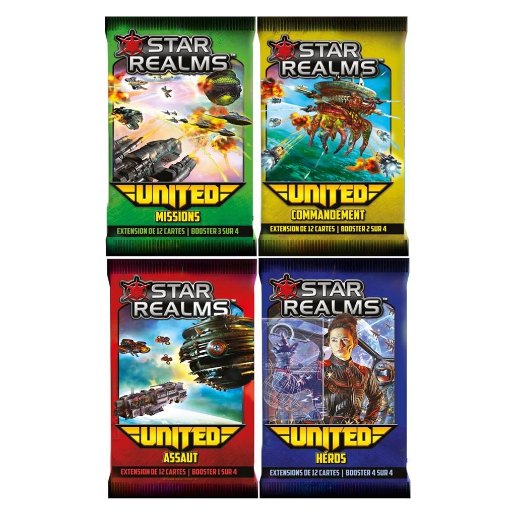 Star Realms - United : Lot de 4 Packs