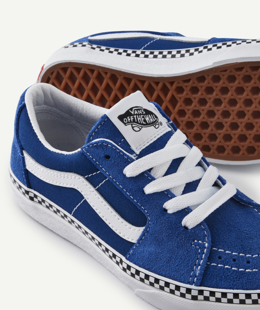 VANSBASKETS BLEUES ET DAMIER UY SK8-LOW
