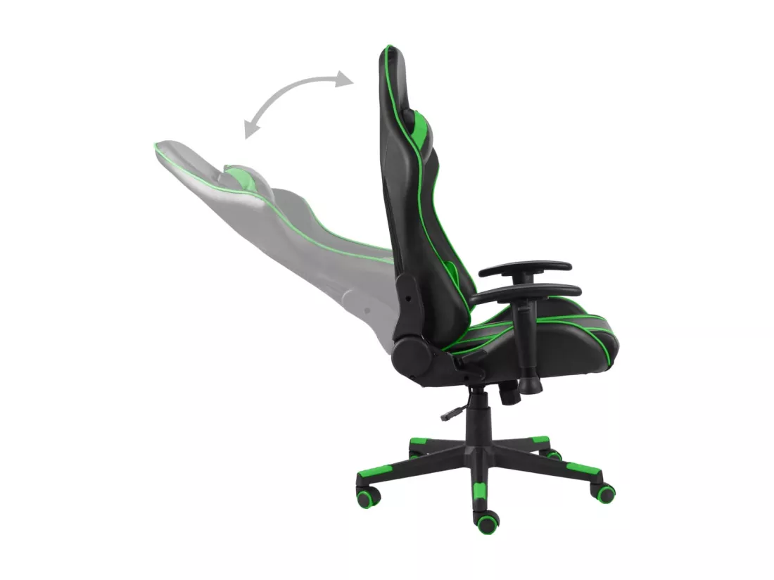 Chaise de jeu pivotante Vert PVC