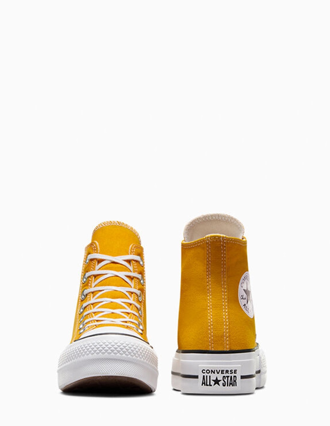 converse Sneakers Montantes Femme Ctas Lift Hi Toile Jaune