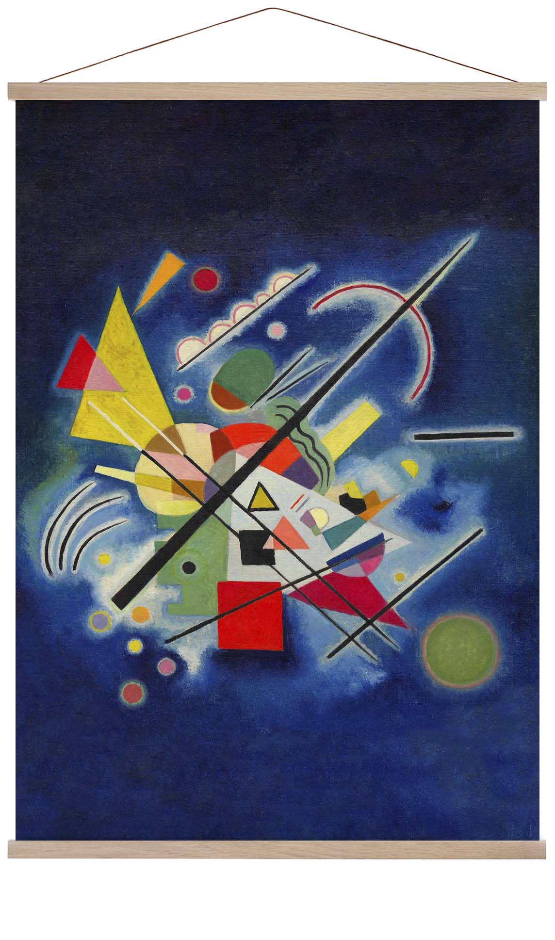 Blau Malerei von Wassily Kandinsky