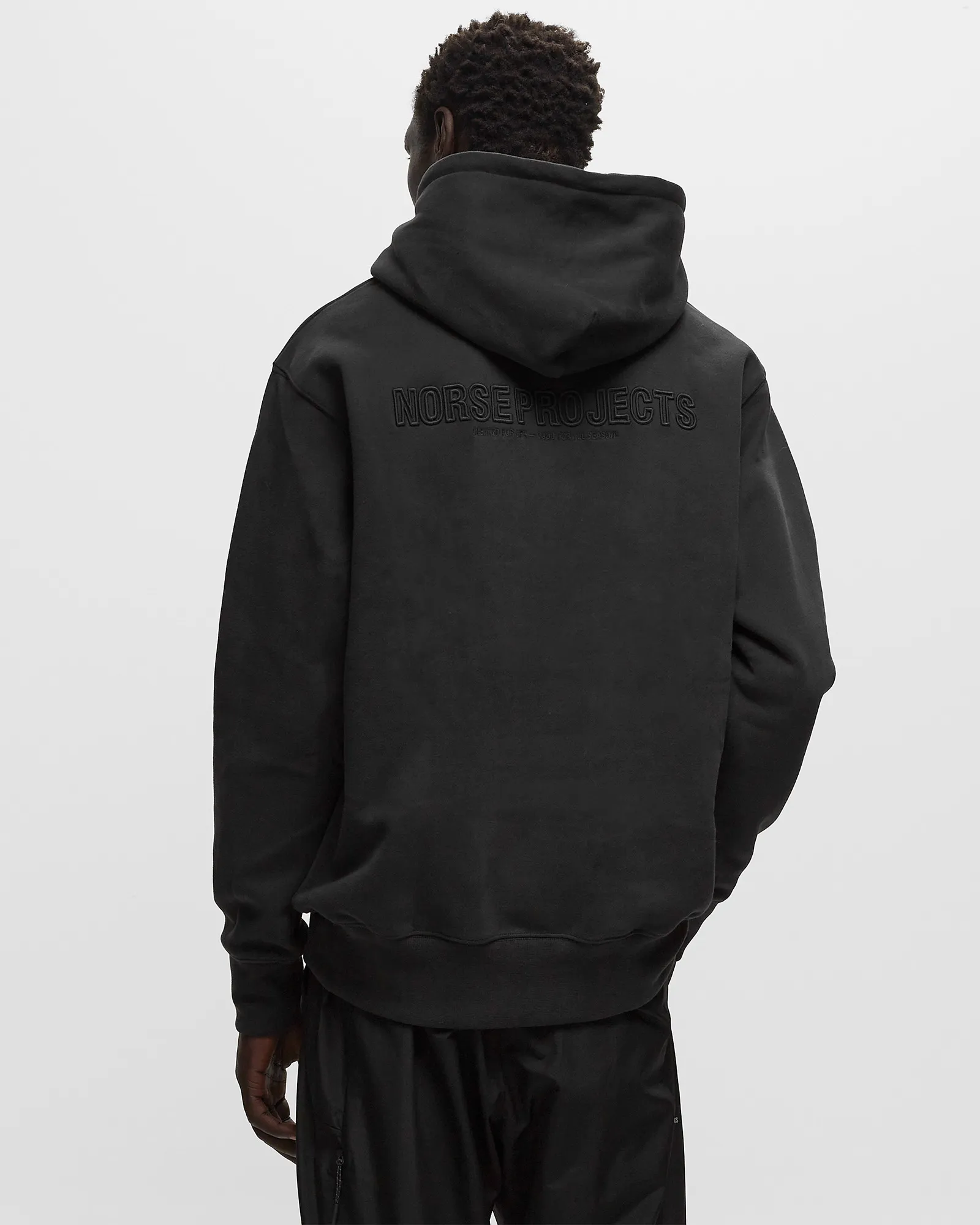 Norse Projects Arne Relaxed Organic Brushed Fleece N Logo Hoodie