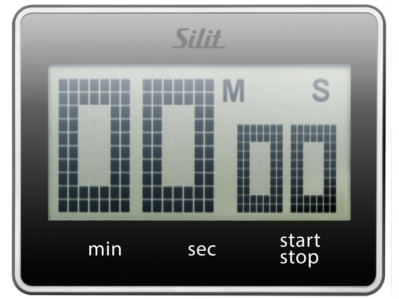 Silit Küchentimer Attimo Schwarz Kurzzeitmesser