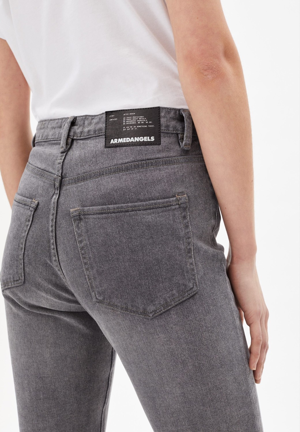 Armedangels Damen-Jeans Lejaani Faded Grey