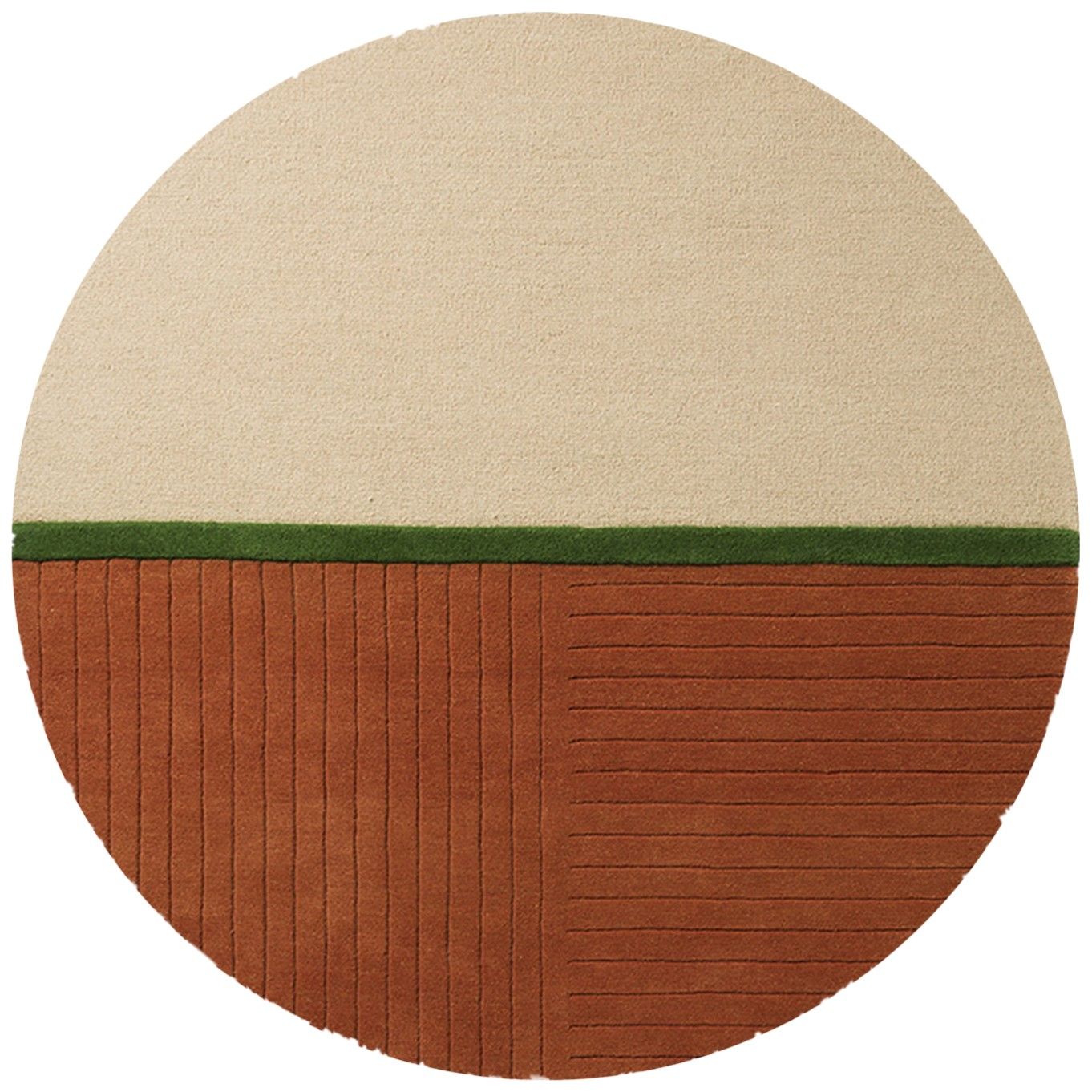 Vloerkleed Rhythm Tangerine 98003 Decor  | Brink & Campman