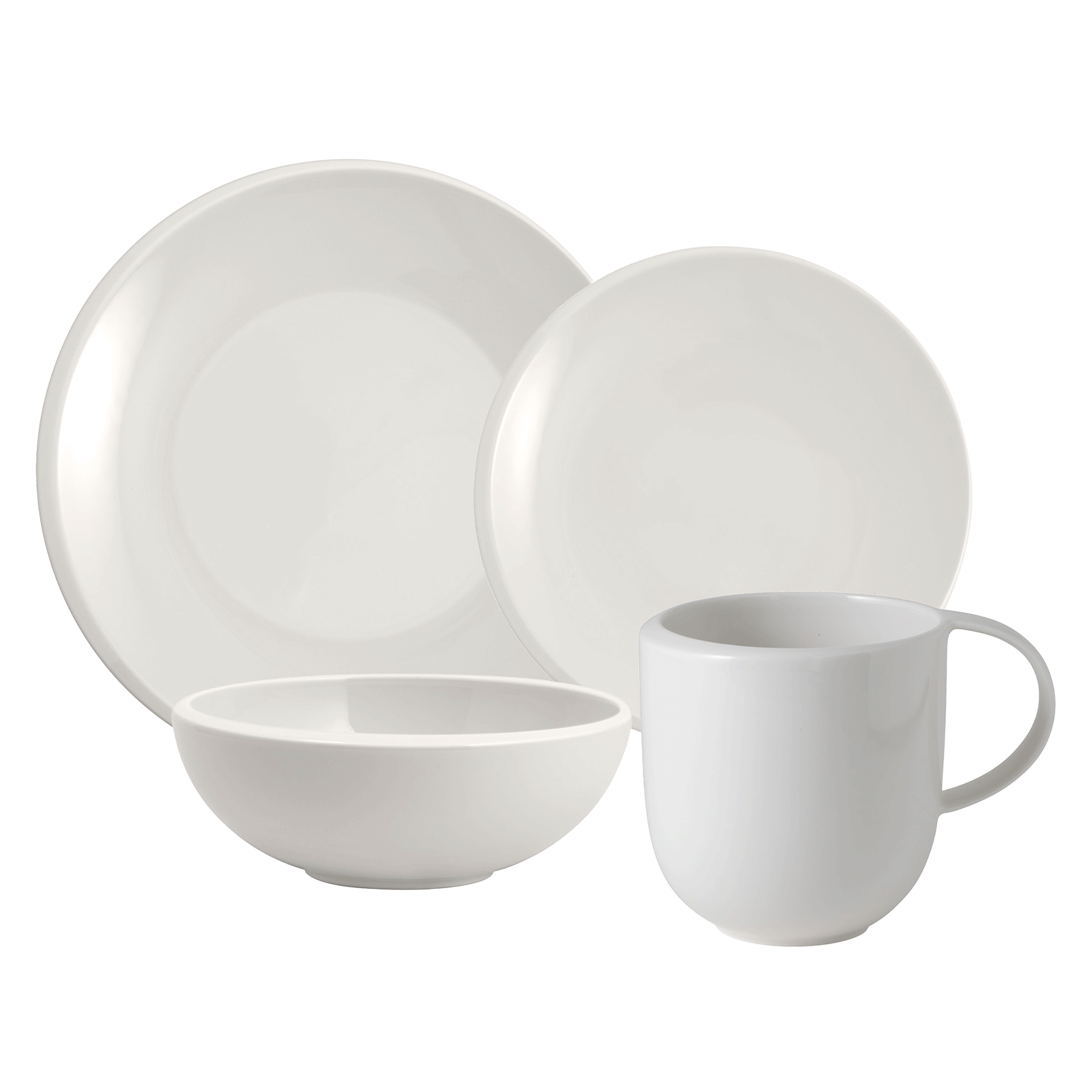 NewMoon Starter set White, Premium Porcelain