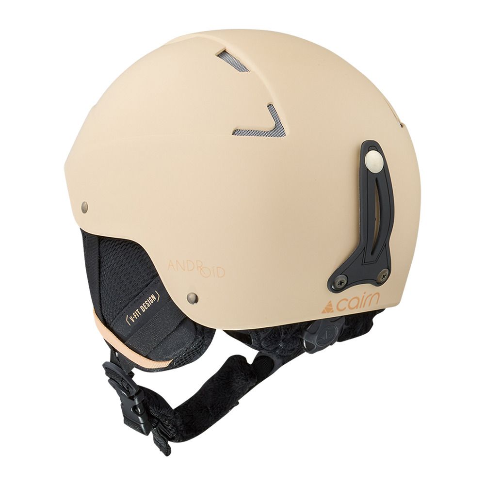 Cairn ANDROID - Casque ski Femme mat sand latte