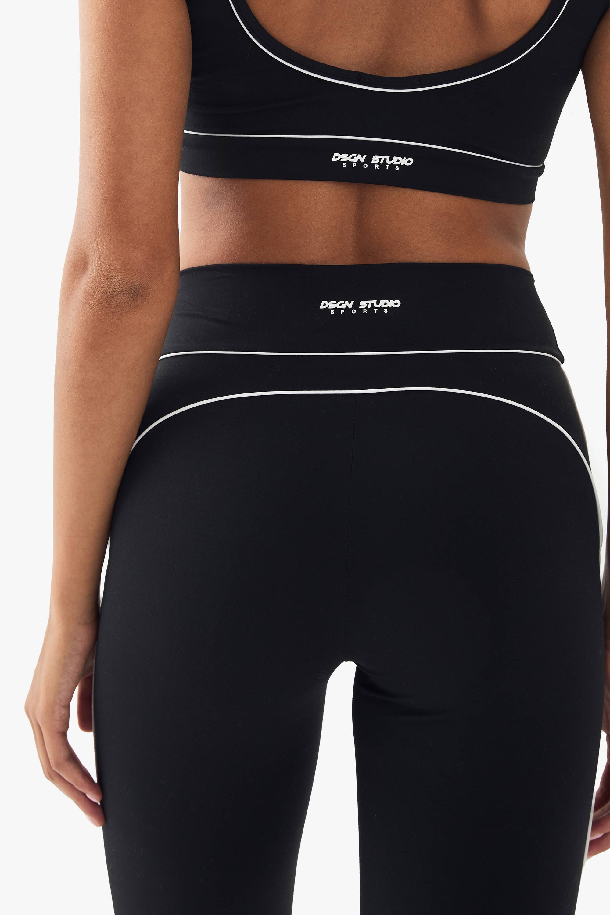 Legging De Sport Sculptant Ultra Dsgn Studio Avec Passepoil Contrasté