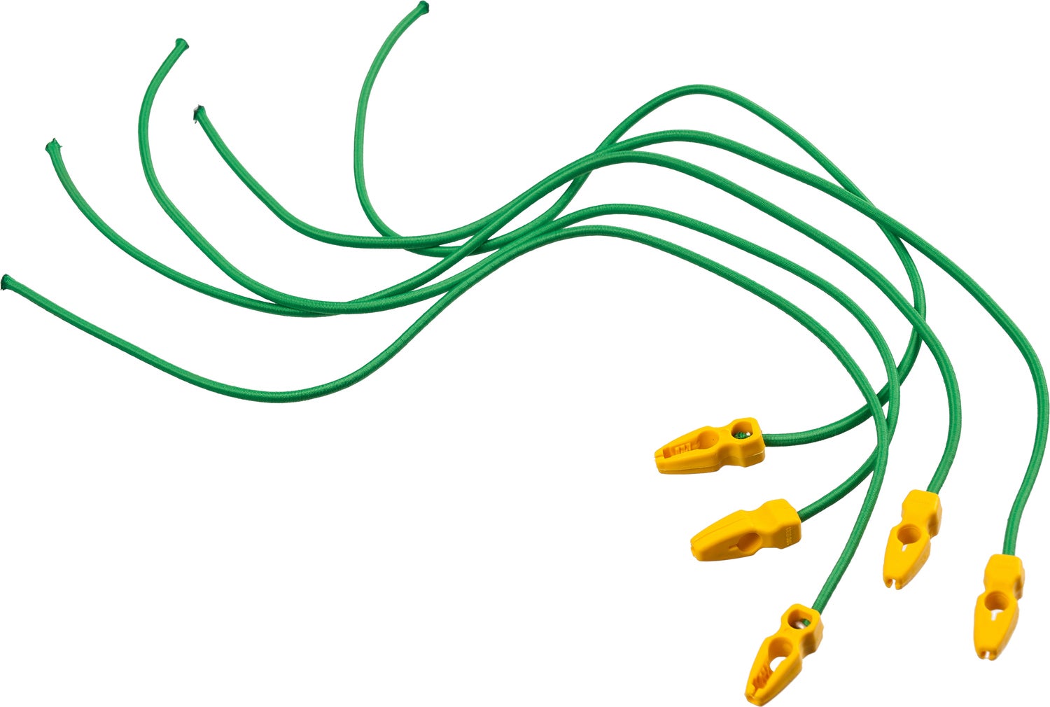 Nature elastische band met clip voor bevestiging van rollen D5mm x l65cm 5 stuks