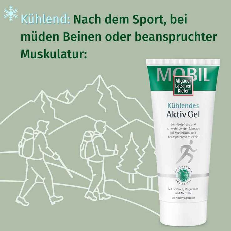 Allgäuer Latschenkiefer kühlendes Aktiv Gel, 200 ml