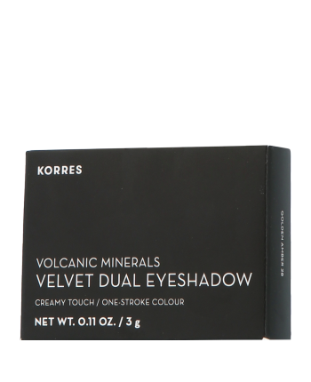 Korres Volcanic Minerals Velvet Dual Eyeshadow Palette Golden Amber 28 3g