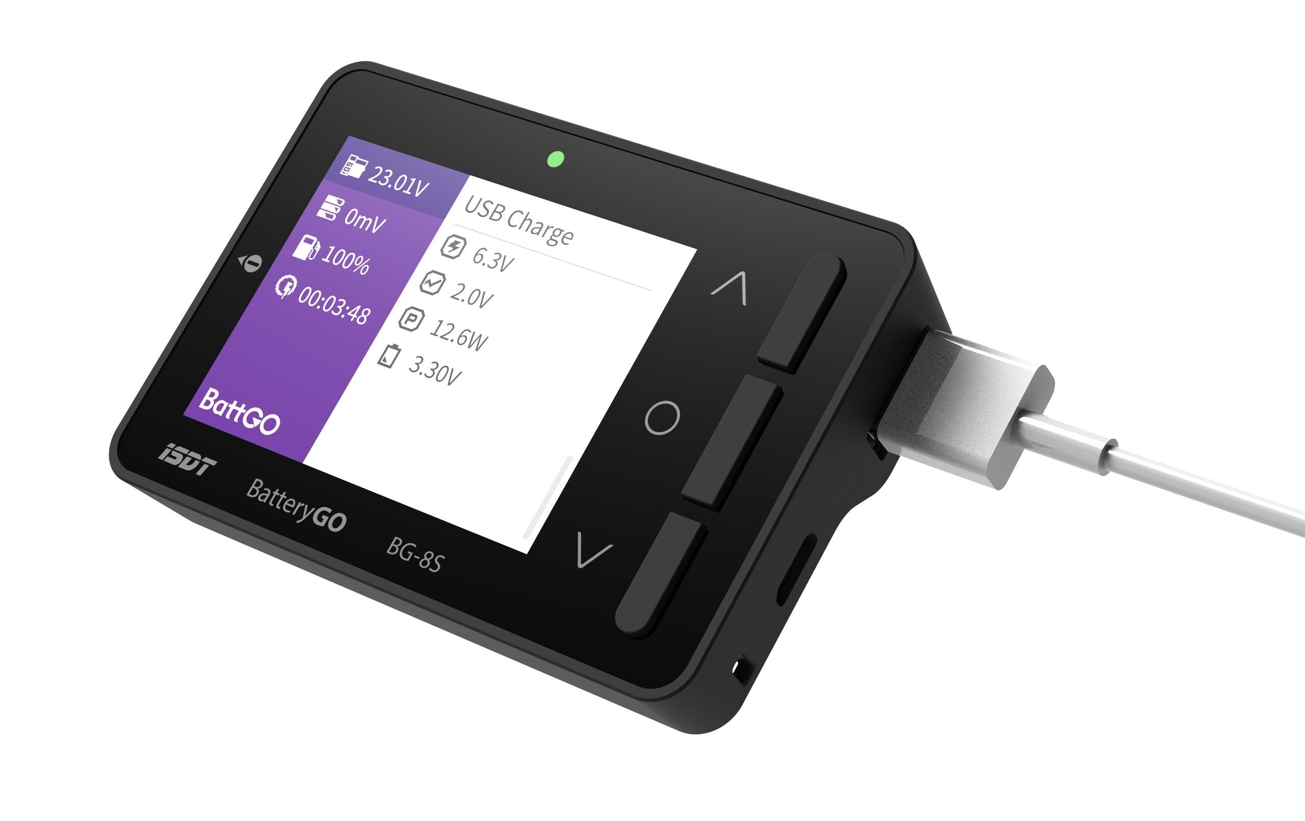 Akkutester BG-8S Smart Battery CheckerLiPo Akkutester mit USB Ladefunktion für Mobilgeräte