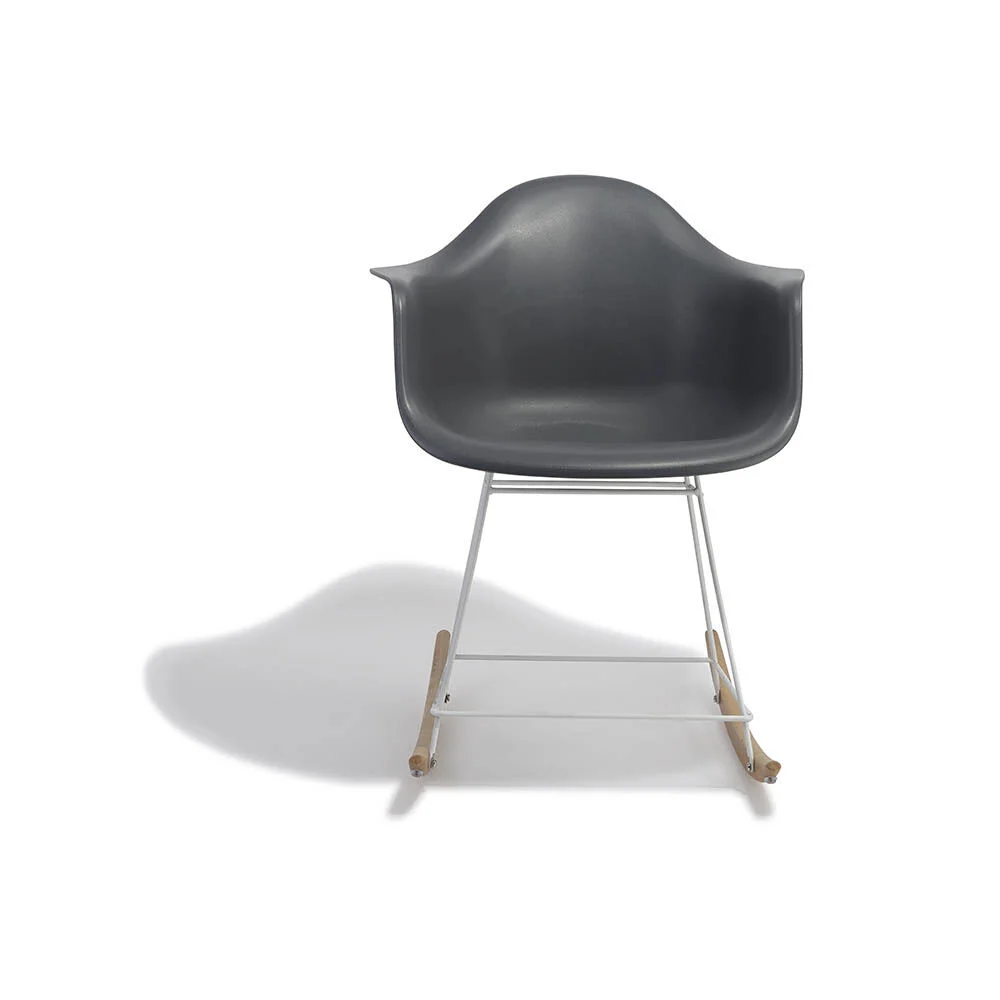 Fauteuil à bascule Anders gris anthracite