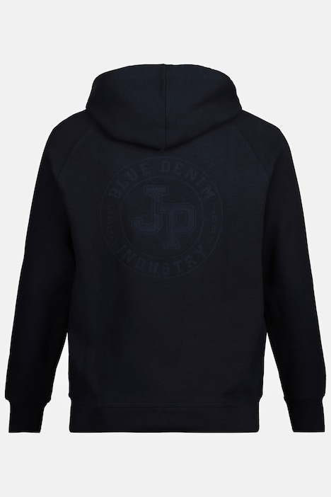 Hoodie, Flammsweat, Kapuze, Knopfleiste, bis 8 XL