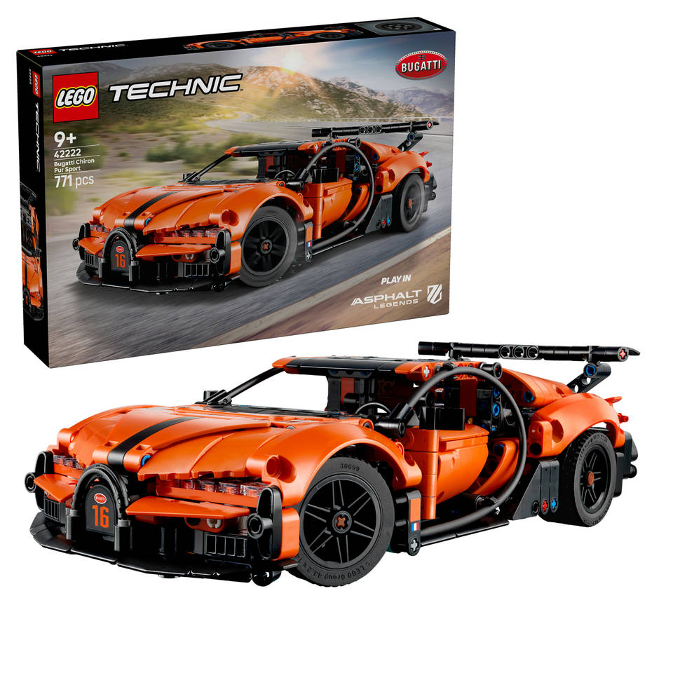 LEGO Technic Bugatti Chiron Pur Sport hypercar 42222