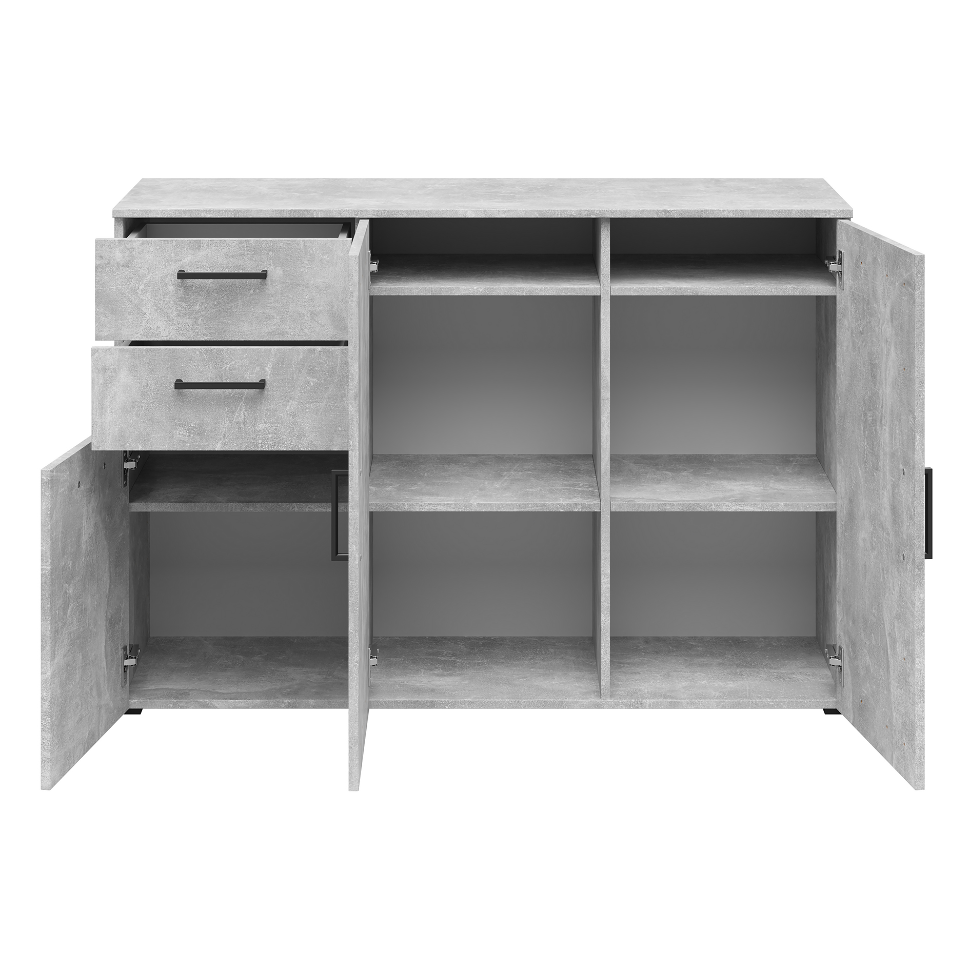 Sideboard - Betonoptik - 120 cm breit