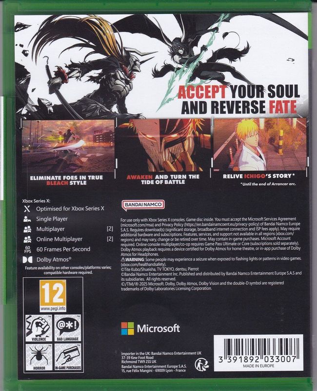 Bleach - Rebirth of Souls - Retro Game - Anime - Actie