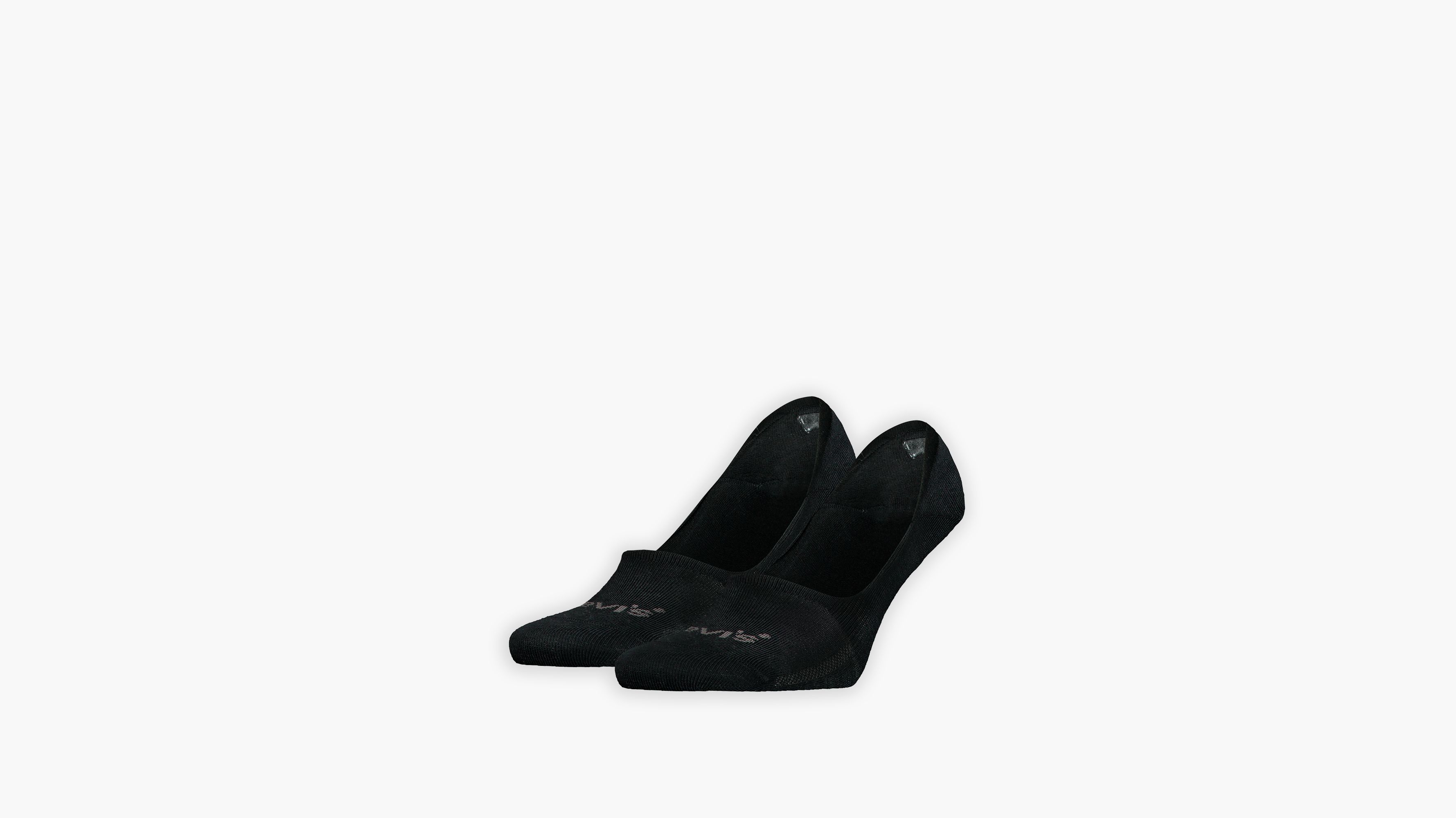 Levi's® Chaussettes basses en coton bio - Lot de 2 - Black - Noir