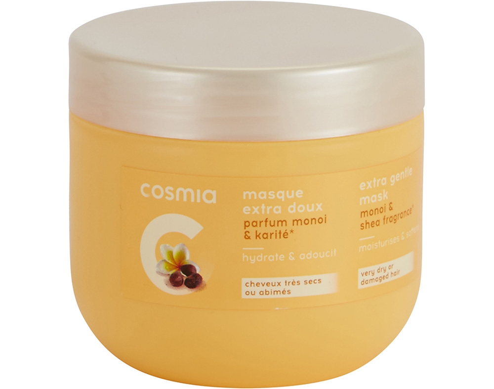 MÁSCARA COSMIA EXTRA GENTLE ÓLEO MONÓI E KARITÉ 300ML