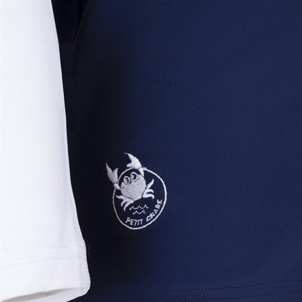 Køb Petit Crabe Blue/White Raglan UV Badebluse