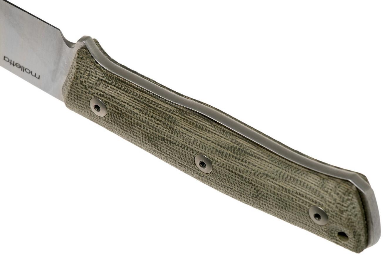 LionSteel B35 CVG Green Canvas Micarta bushcraftmes