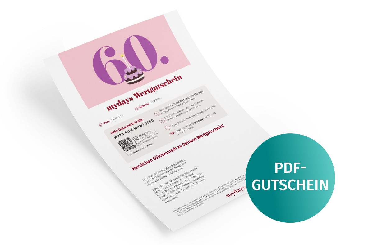 Flexibles Geschenk 60. Geburtstag (Cupcake)