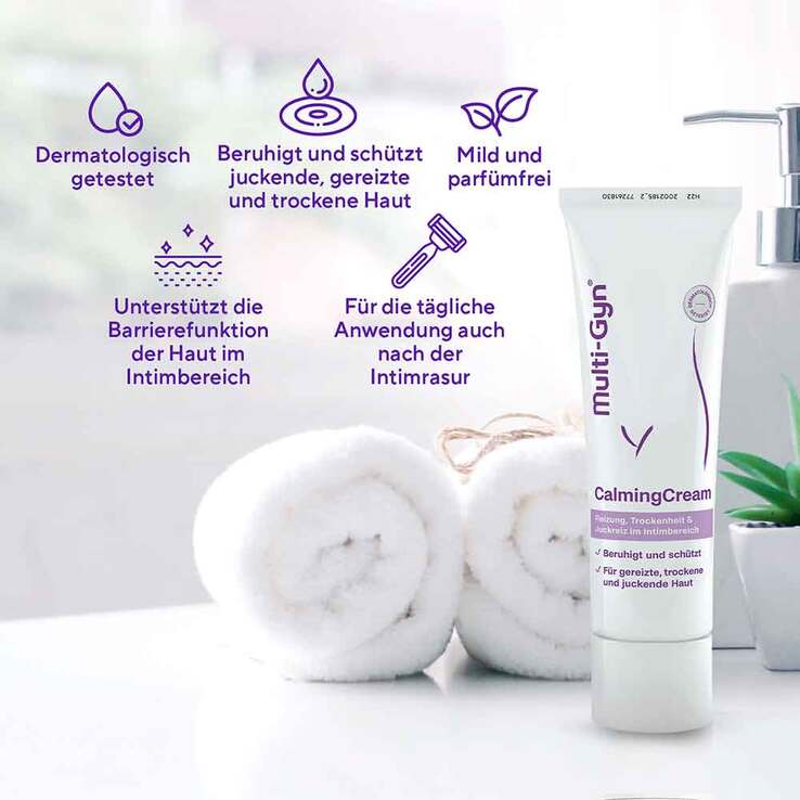 Multi-Gyn Calmingcream Juckreiz im Intimbereich, 50 g