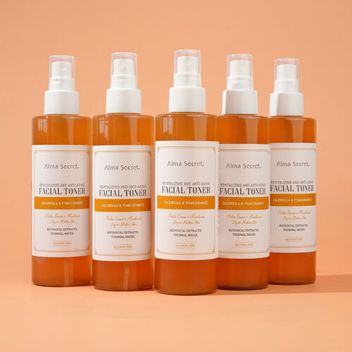 Alma Secret - Facial Toner Revitalizante Y Antiedad Con Caléndula & Granada