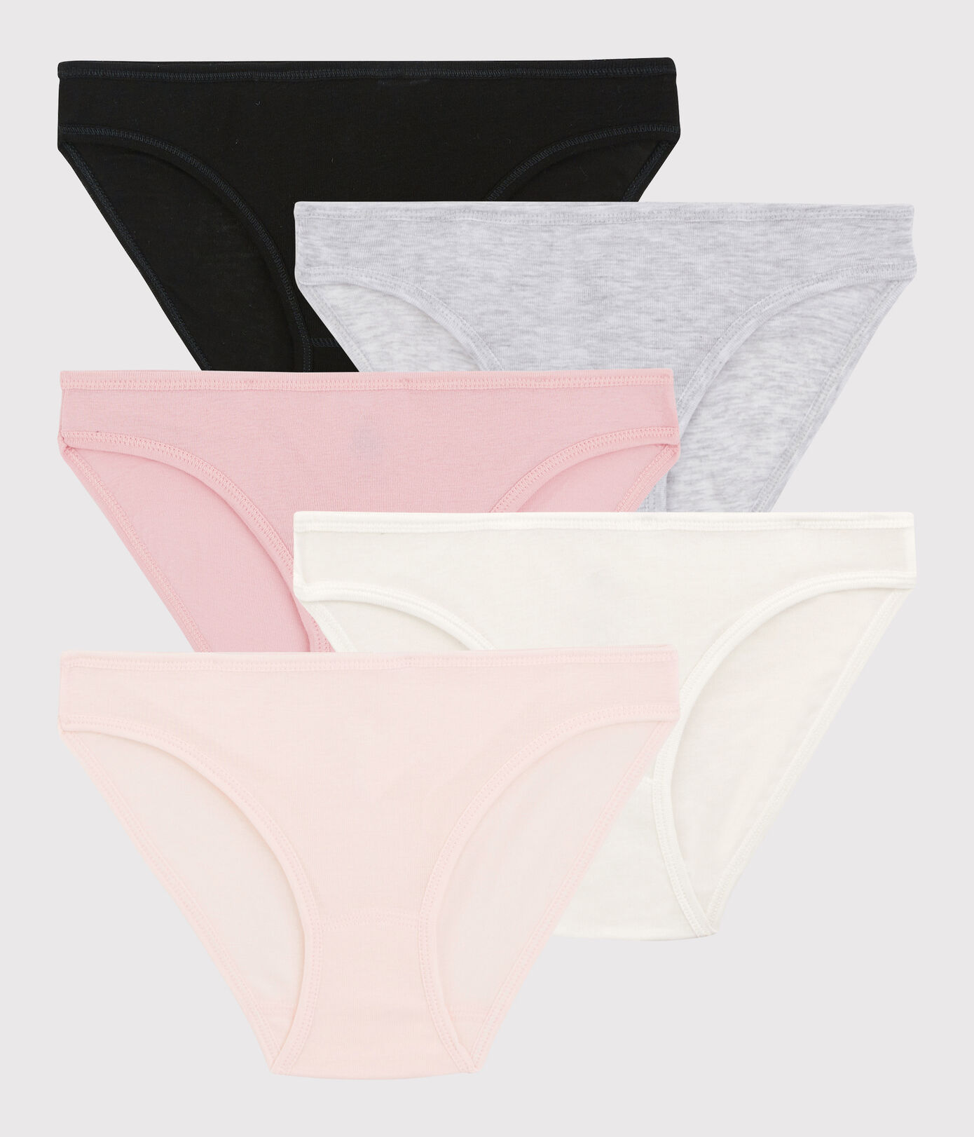 Semainier 5 culottes en coton fin Femme