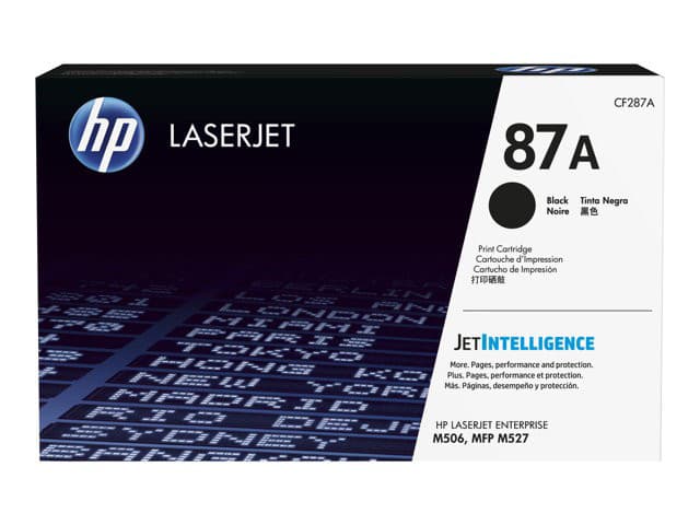 HP blækpatron 87A Original LaserJet Sort