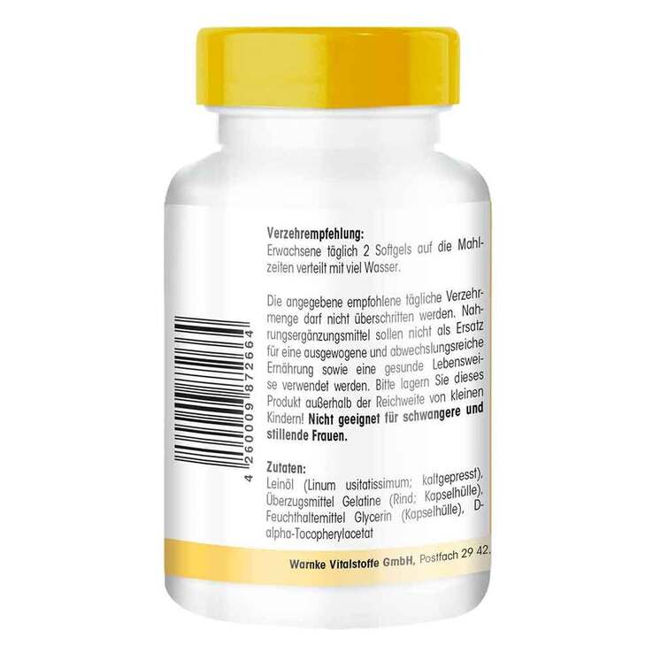 Leinöl 500 mg Kapseln, 250 St