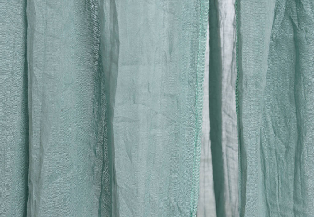 vintage sluier 155 cm - Sea Green
